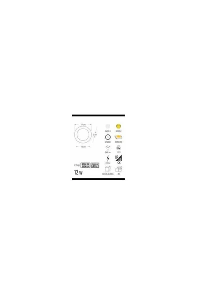 Cata Ct-5147 12 Watt Gün Işığı Led Panel - Resim 2