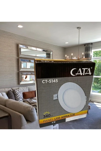 Cata Ct-5145 6w Günışığı Led Panel Spot Metal Kasa -10 Adet ürün görseli 1
