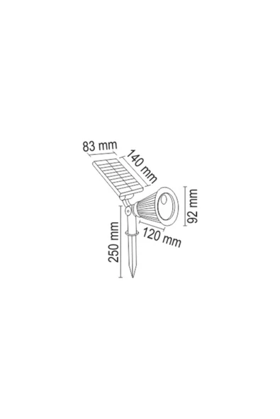 Nextrade 7w Solar Led Aydınlatma Günışığı - Resim 2