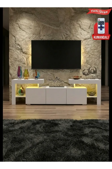 BURC LEDLİ TV ÜNİTESİ 200 CM - Resim 11