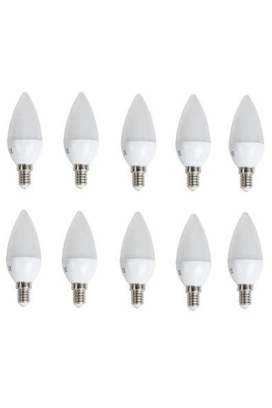 Cata - 7 Watt E14 Duylu Led Mum Ampul - Gün Işığı - (10 Adet) ürün görseli 1