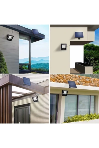 Cata 100w Solar Led Projektör Beyaz - Resim 3