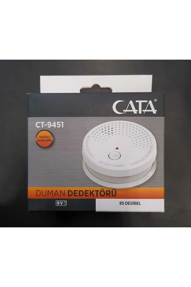 Cata Duman Dedektörü Ct-9451 ( Pil Çıkmaz ) ürün görseli 1