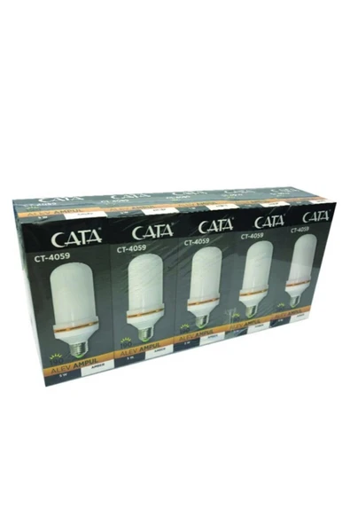 Cata Ct-4059 4w Alevli Led Ampul Amber Renk ( 5 ADET ) ürün görseli 1