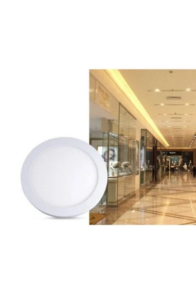 Cata 30 Watt Sıva Üstü Yuvarlak Panel Led Armatür Ct-5273 Beyaz Işık ürün görseli 1