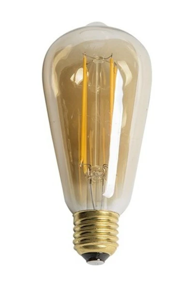 Cata 6w Rustik Led Ampul E27 6 Adet Amber Renkli Ct 4284 Ct-4284 ürün görseli 1