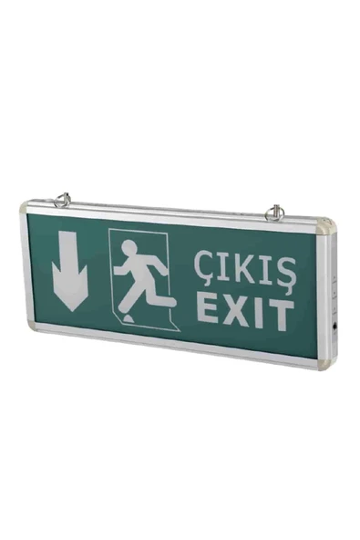 Cata 3w Exıt Çıkış Armatürü Ledli 3 Saat Akülü Ct 9167 ürün görseli 1