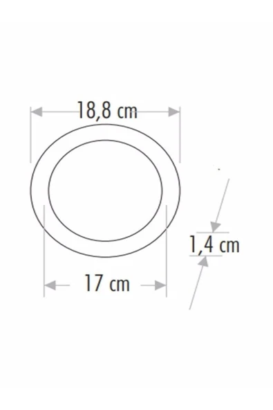 Cata 5148 Panel Led Armatür 15w Beyaz Işık - Resim 3