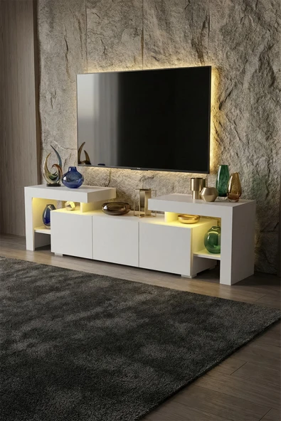 BURC LEDLİ TV ÜNİTESİ 200 CM - Resim 12