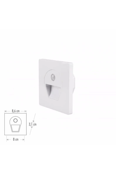 Cata Sensörlü Koridor Aydınlatma 1w Ct-5170 3200k ürün görseli 1