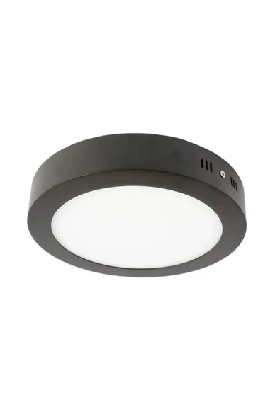 Cata CT-5235 18W Panel LED Armatür Siyah Yulvarlak Sıva Üstü Metal Kasa Sıcak Beyaz 3200K ürün görseli 1