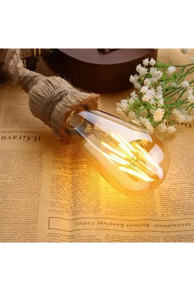 Cata CT-4284 6W Rustik Led Ampul E27 Amber Işık ürün görseli 1