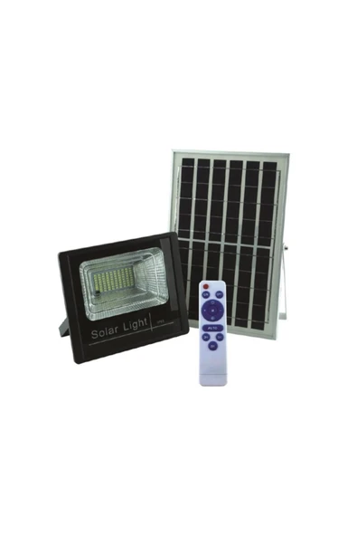 Cata 100w Kumandalı Solar Güneş Enerjili Sokak Armatürü Beyaz Işık Ct-4648 ürün görseli 1