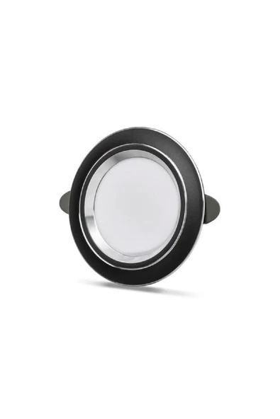 Cata CT-5258 6W Siyah-Krom Zebra Led Spot Lamba ürün görseli 1