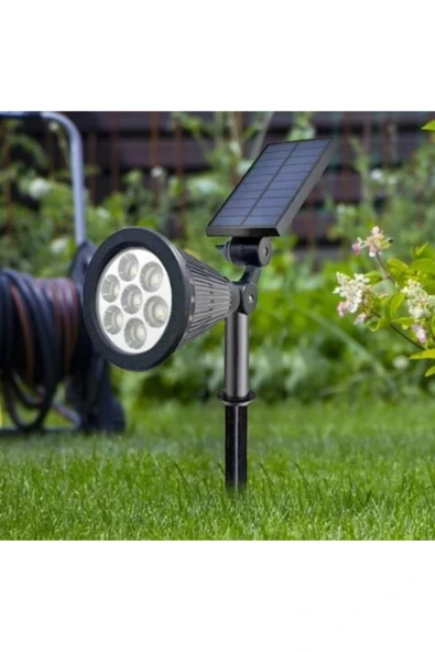 Cata CT 7310 7W Solar Güneş Enerjili Bahçe Armatürü Beyaz Işık ürün görseli 1