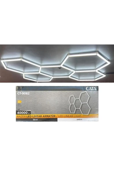 Cata Anzer Led Linear Armatür 240W 6400K ürün görseli 1