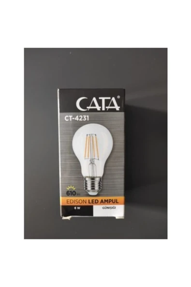 Cata 4 Adet Ct-4231 6w Flament Led Ampul ürün görseli 1