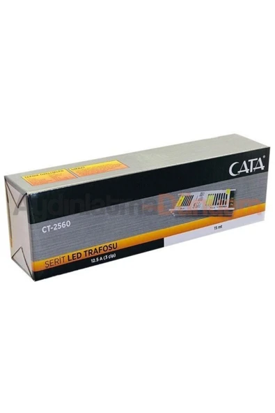 Cata 12,5 Amper Şerit Led Trafosu - 3 Adet - Ct-2560 ürün görseli 1