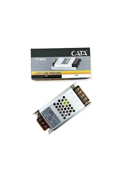 Cata Ct-2674 5a 60w Şerit Led Trafosu 5 Adet ürün görseli 1