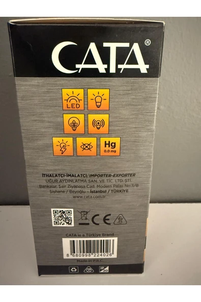 Cata Rustik Led 6w E27 Amber 10 Adet - Resim 5