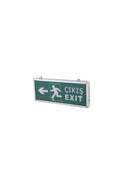 Tamer Elektrik Cata Exit Armatür Ledli 3 Saat Şarjlı Ct-9170 (exıt-çıkış-sola Ok-k.adam) ürün görseli 1