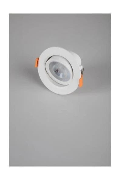 Cata Ct-5204 2’’ Akik Cob Led Spot Armatür Beyaz Kasa Beyaz Işık ürün görseli 1