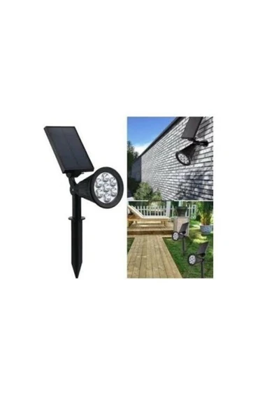 Cata 7 W Led Solar Bahçe Armatürü Amber Rengi ürün görseli 1