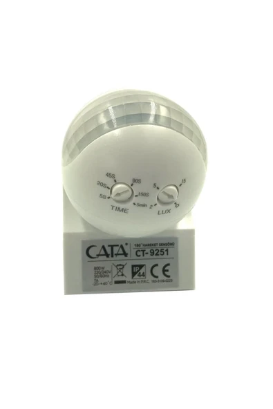 Cata CT-9251 180 Derece Hareket Sensörü - Resim 4