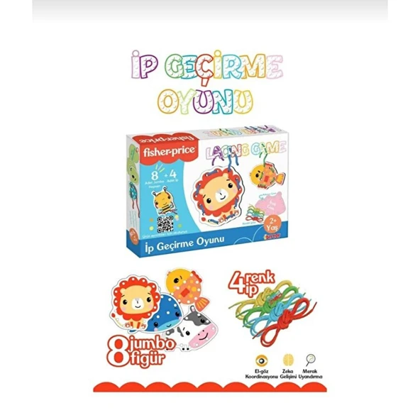 FP2748 FISHER PRICE İP GEÇİRME OYUNUC LACING GAME ürün görseli 1