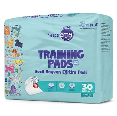 Supreme Dog Evcil Hayvan Eğitim Pedi 60x90cm (30'lu) ürün görseli 1