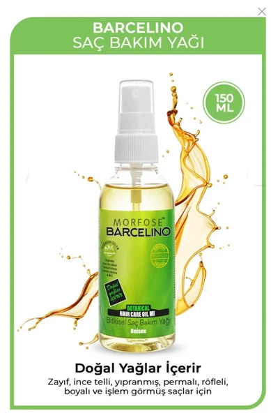 Morfose Barcelino Saç Bakım Yağı 150 ml ürün görseli 1
