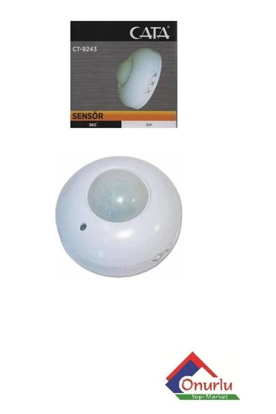 Cata Ct-9243 360' Tavan Sensörü Sıva Üstü ürün görseli 1