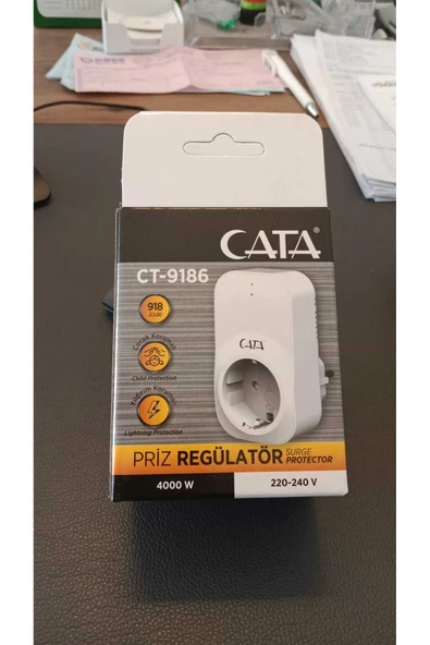 Cata CT-9186 4000W 918 Joule Akım Korumalı Priz CT-9186 ürün görseli 1