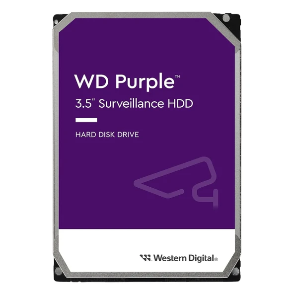 WD Purple WD44PURZ 4TB 5400RPM 128MB 3.5" SATA Harddisk ürün görseli 1