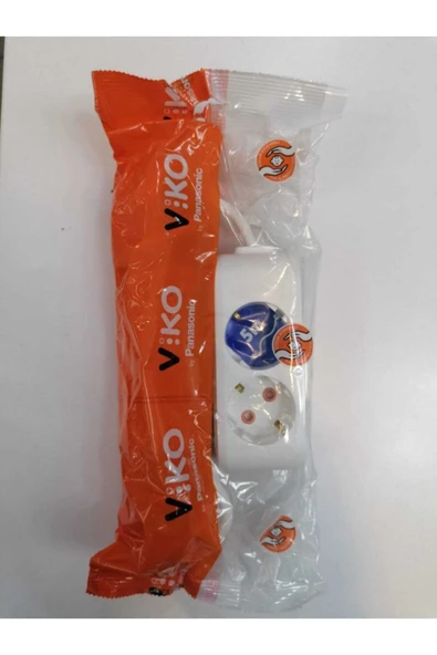VİKO Piriz 2'li 5 Metre ürün görseli 1