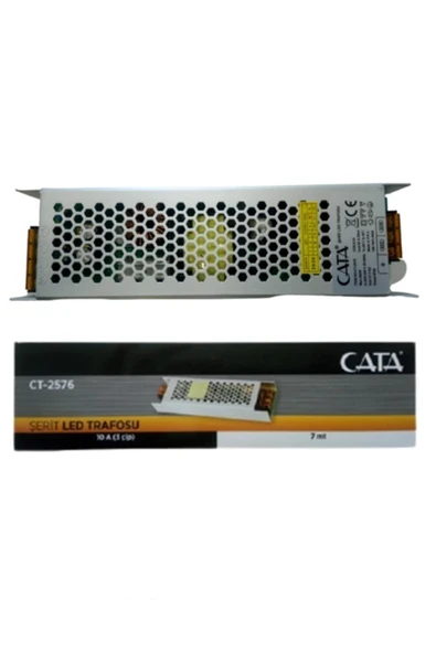 Cata 10 Amper Şerit Led Trafosu Ct-2576 12 Volt ürün görseli 1