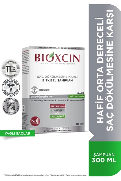 Bioxcin Genesis Şampuan Yağlı Saçlar 300 ml ürün görseli 1