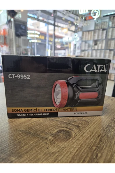 Cata CT-9952 SOMA ŞARJLI GEMİCİ , AVCI EL FENERİ /LANTERN ürün görseli 1