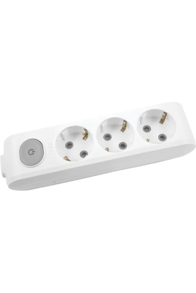 VİKO Ml-90117300 Multi-let 3lü Anahtarlı Çocuk Korumalı Topraklı Klemensli Grup Priz ürün görseli 1