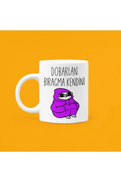 UUR STORE Dobarlan Bıragma Kendini Baskılı Kupa Bardak ürün görseli 1