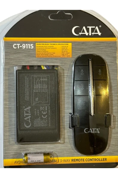 Cata CT-9115 3'Lü Aydınlatma Kumandası ürün görseli 1