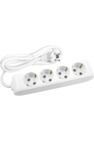 VİKO Ml-90113405 Multi-let 4lü Priz Çocuk Korumalı Topraklı 5 Metre Kablolu Grup Priz ürün görseli 1