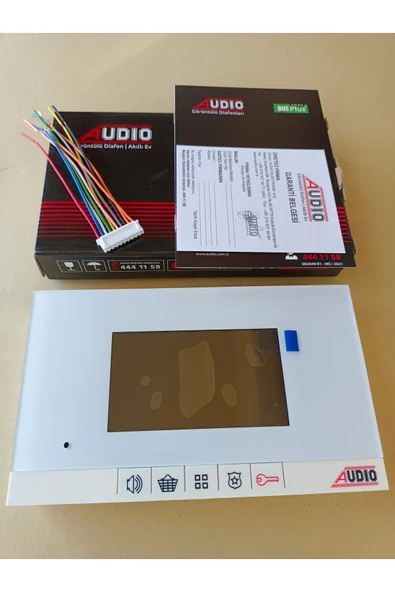 AUDİO Audio 001198b Görüntülü Diafon Şubesi 4.3 '' Inç / Diyafon Mekanik Butonlu ürün görseli 1