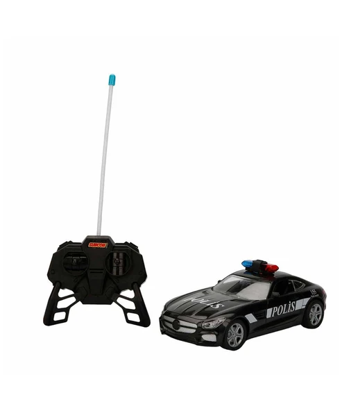 Suncon 1:20 Uzaktan Kumandalı Suncon Işıklı Polis Arabası 21 cm 33012 Siyah Merce ürün görseli 1