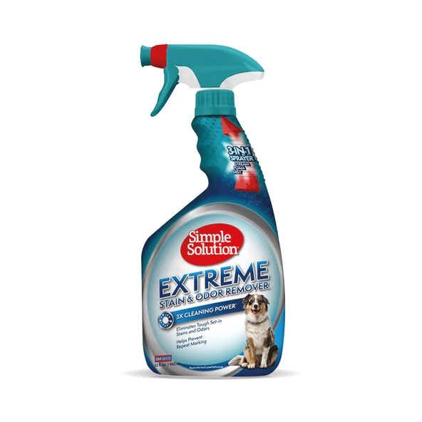 Simple Solution Köpekler için Extreme 3 Kat Etkili Leke ve Koku Giderici Sprey 945 ml ürün görseli 1