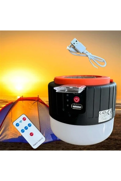 Cata CT-4289 Urla 5W Solar Kamp Feneri Beyaz Işık ürün görseli 1