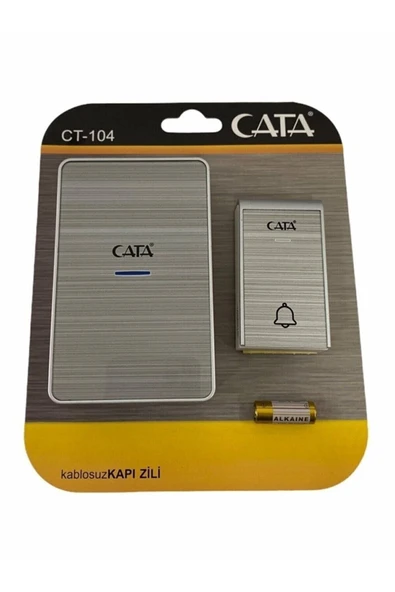 Cata Ct 104 Model Led Işıklı Kumandalı Zil 150 m ürün görseli 1