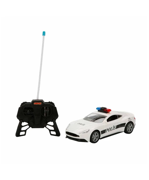 Suncon 1:20 Uzaktan Kumandalı Suncon Işıklı Polis Arabası 21 cm 33012 Beyaz A.Martin ürün görseli 1