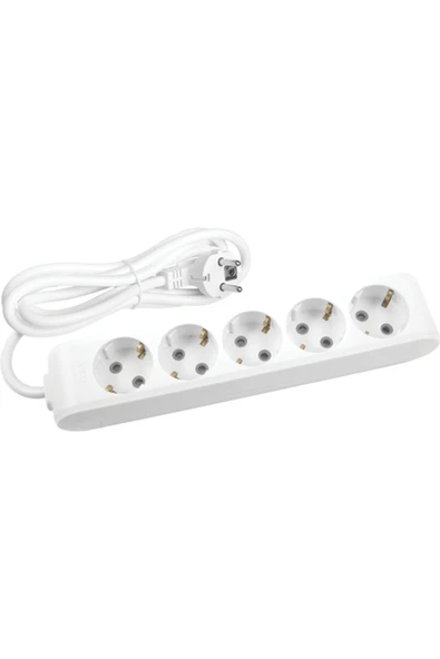 VİKO Ml-90113503 Multi-let 5li Priz Çocuk Korumalı Topraklı 3 Metre Kablolu Grup Priz ürün görseli 1