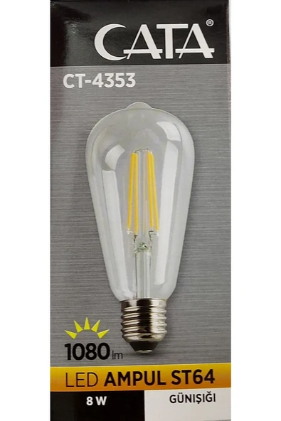 Cata Ct-4353 Ampul Gün Işığı 8 W ürün görseli 1